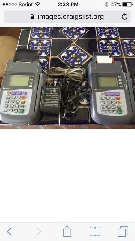 VeriFone omni 3200 Tranz 300 Credit Card Machines