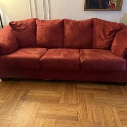 Three Seater Spacious Sofa Convertible Bed With A Mattress 