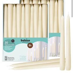 Taper Candles Ivory 69 Count 