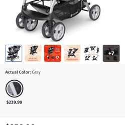 Double Stoller. Sit And Stand 