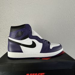 Jordan 1 Purple court Size 9.5 $170OBO