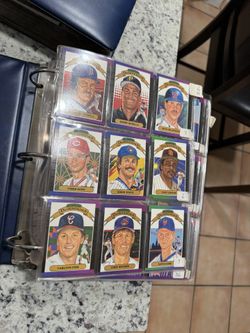 1987 Topps & 1989 Donruss Baseball Card Collection – Binders – 1,000+ Cards