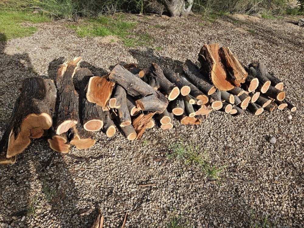 Uncured Mesquite Wood