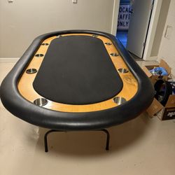 Heavy-Duty Homemade Poker Table – Solid & Built to Last