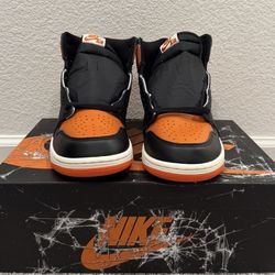 Jordan 1 retro high OG shattered Backboard size 8