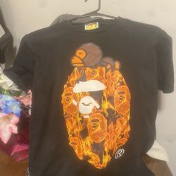 Bape Flame Milo Shirt