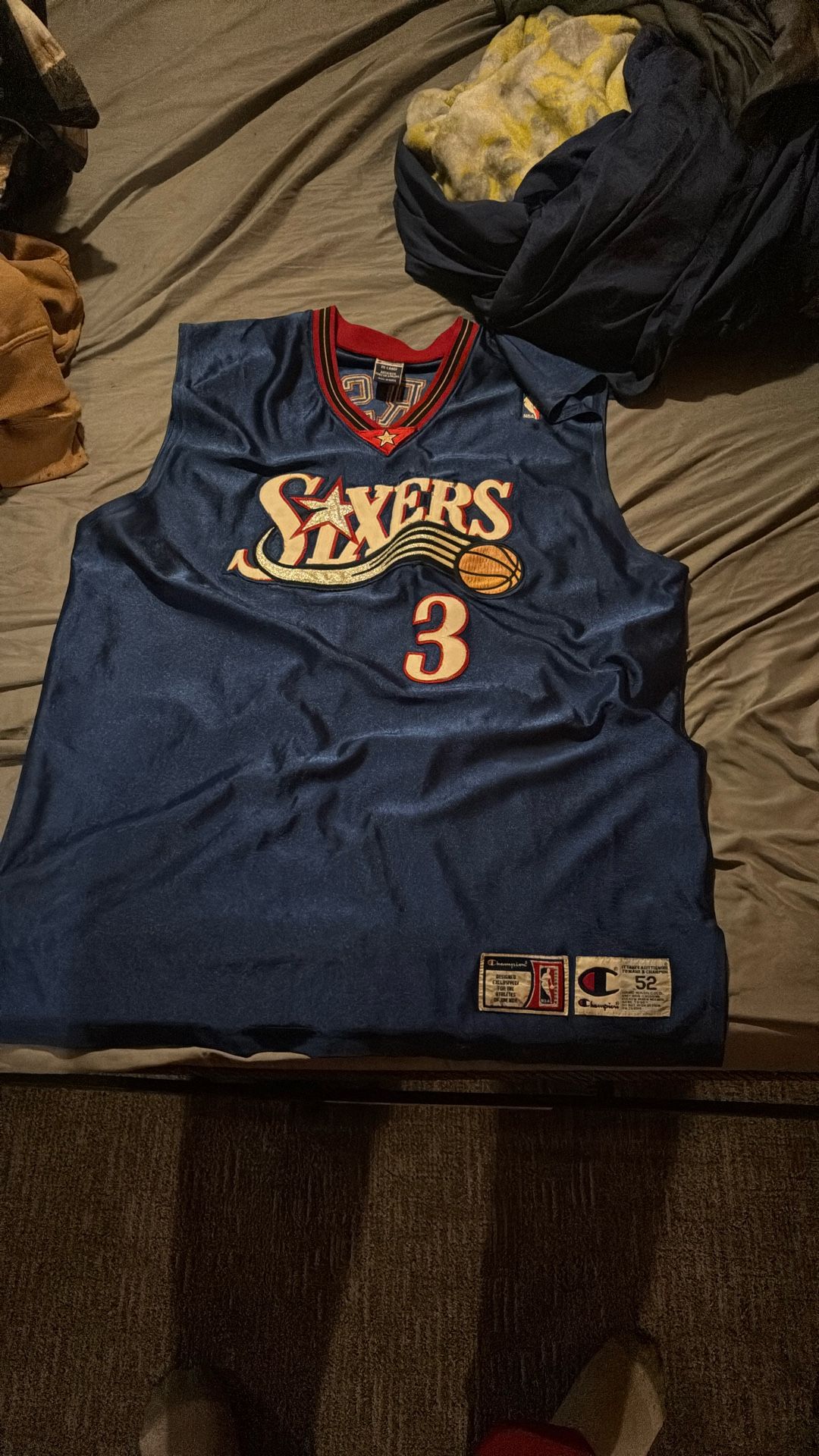 Old School Allen Iverson Jersey Vintage 2x