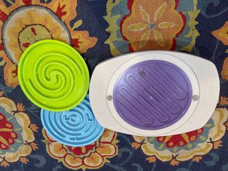 Balance board with maze