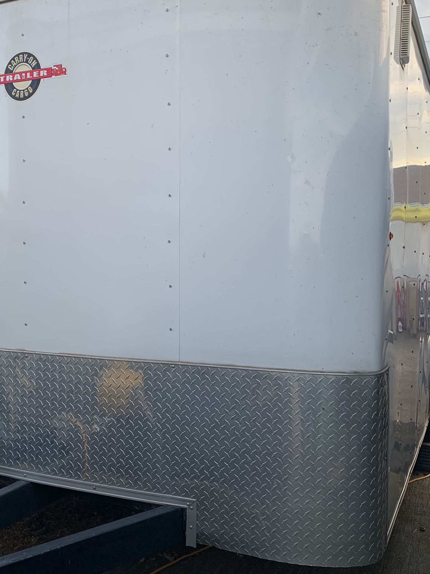 Enclosed trailer cargo trailer 8 1/2X16 Heavy Duty