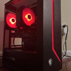 Custom MSI Red Gaming Computer / Desktop Pc - GTX 1070 - I7-7700k - 28gb RAM - ~750gb storage