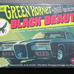 Green Hornet Black Beauty Plastic Model Car Kit 1/32 New Sealed 