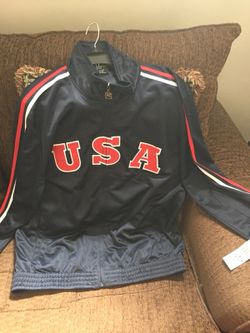 Brand new XL USA silk jacket