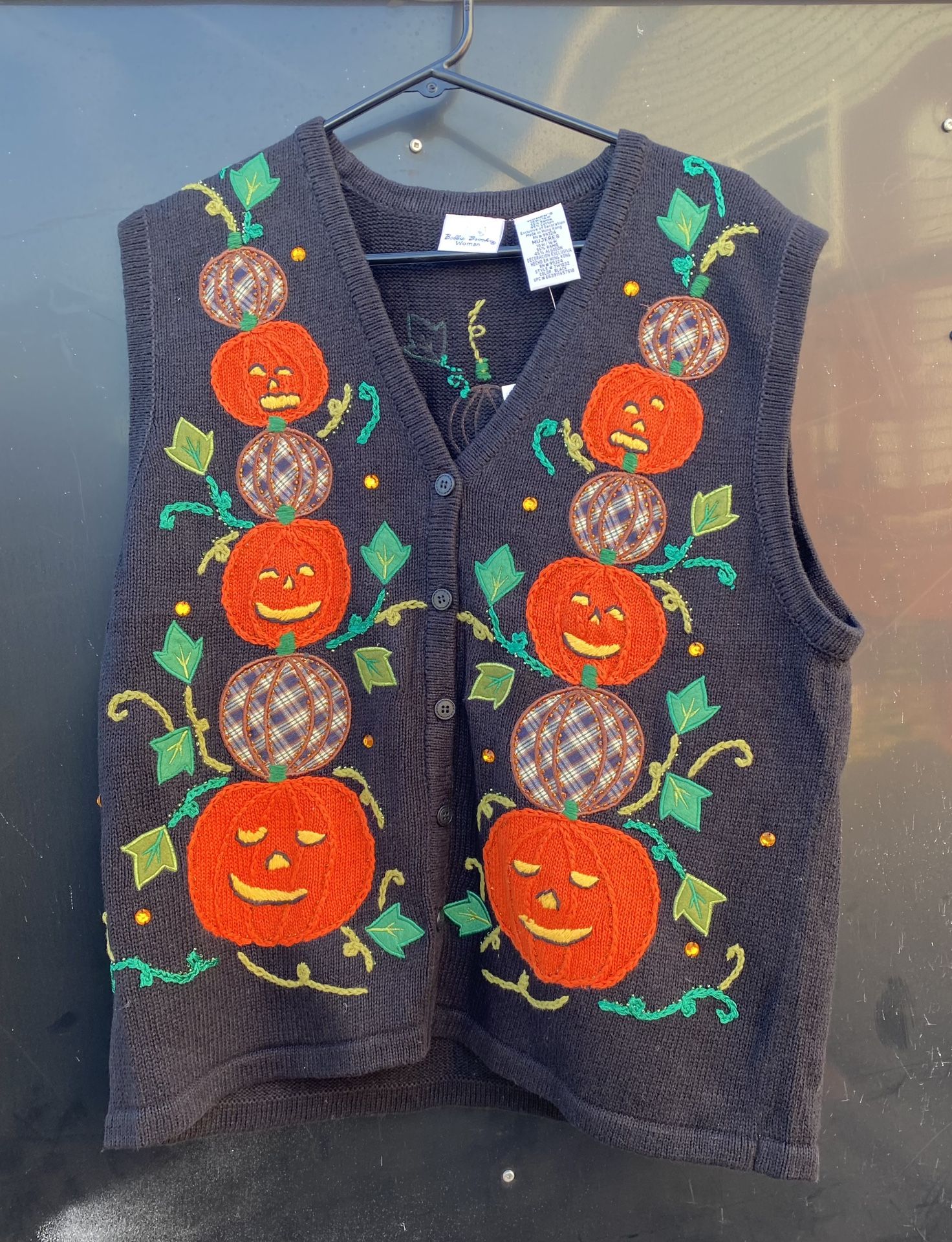 Vintage Halloween Fall Autumn Vest Sweater Cardigan ~ $25 To $50 Each