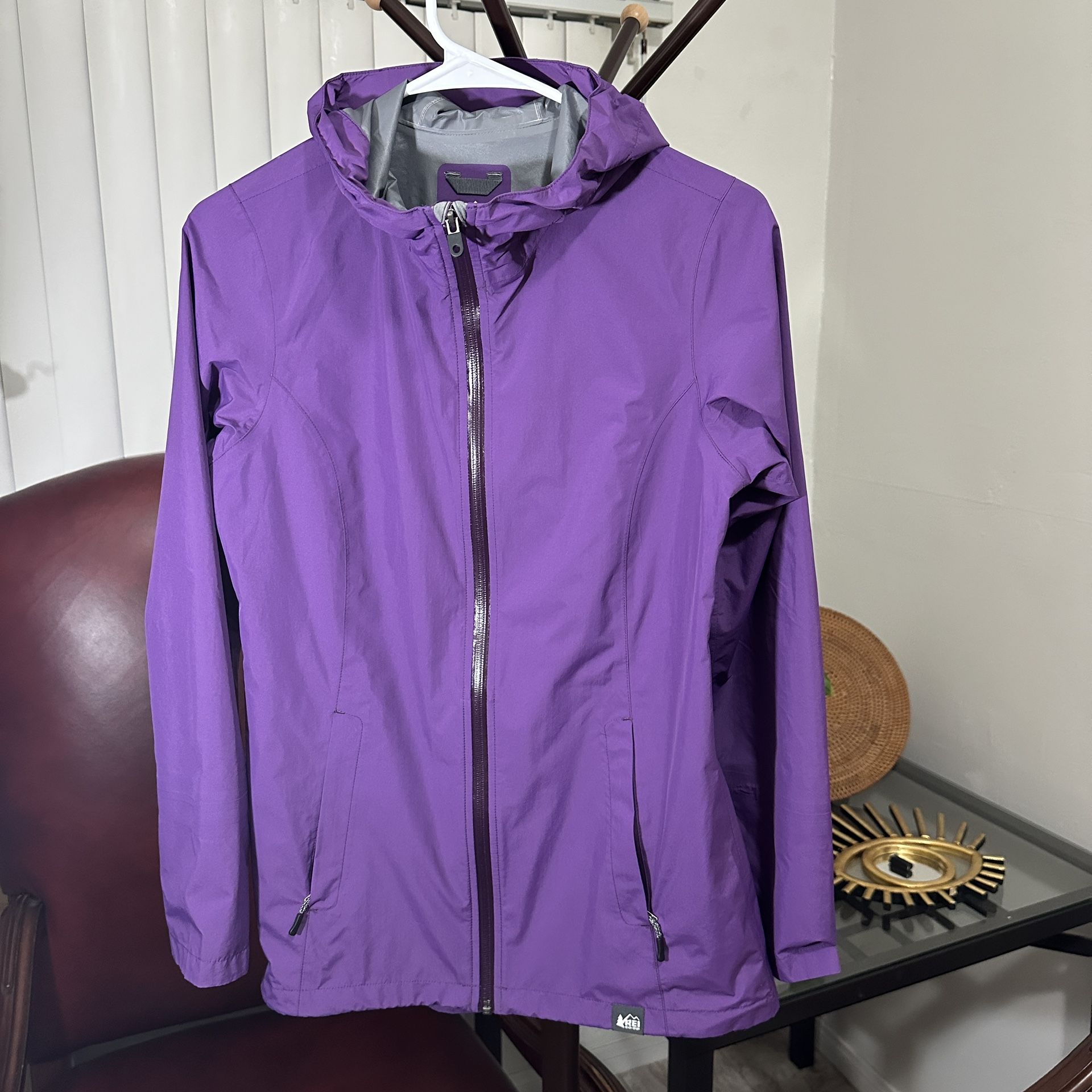 REI Co-Op Rain Jacket Peak berry jam rainier Women's XS Waterproof Wind proof