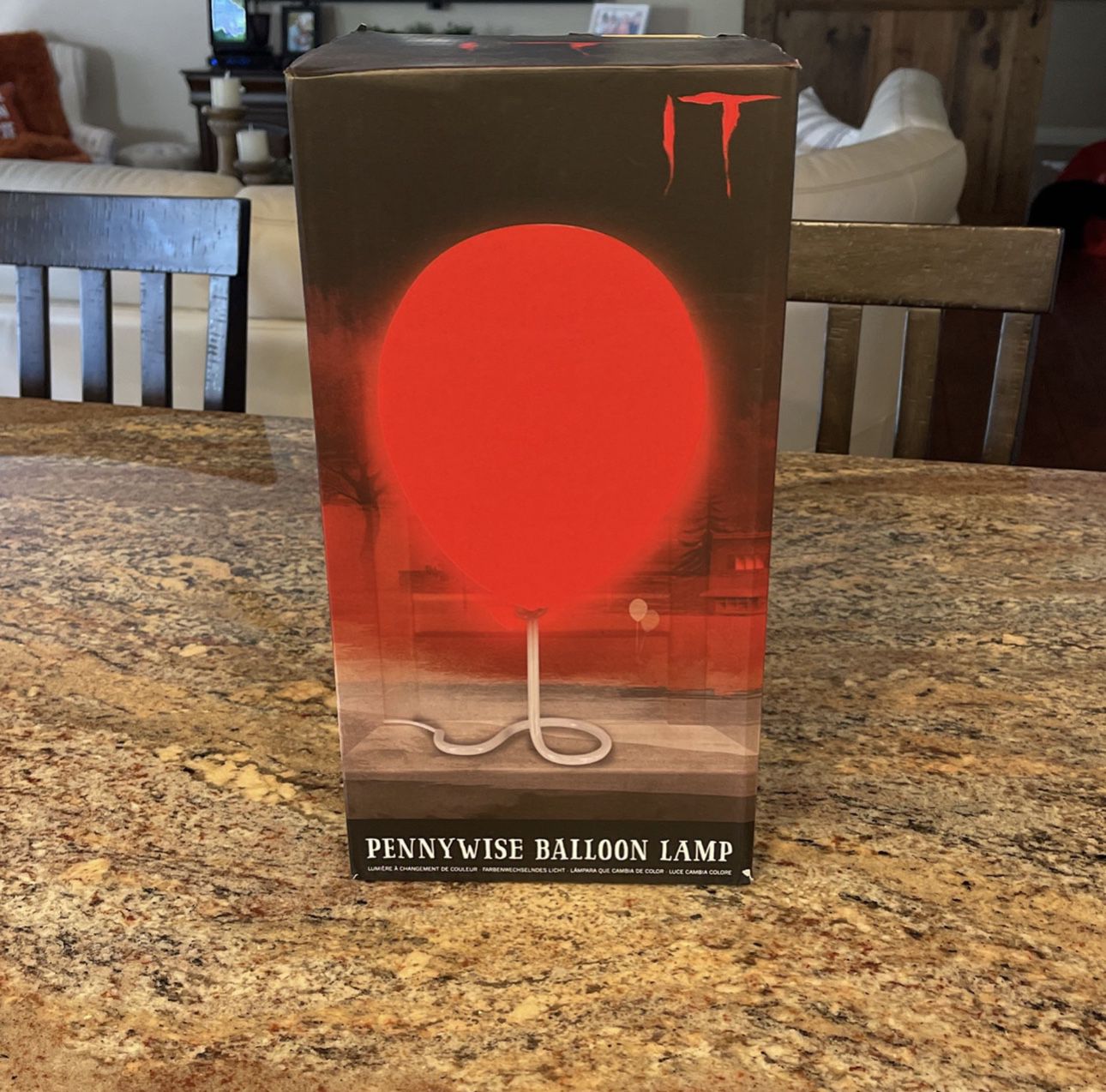 Pennywise Red Balloon Lamp Halloween 