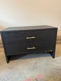 Small black cabinet