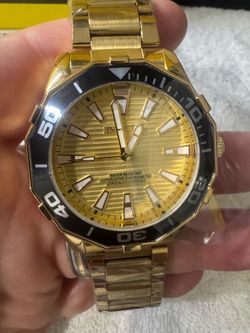 Invicta Model 7485 Gold Tone Watch