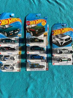 Audi, Lancia, and Jaguar Hotwheels