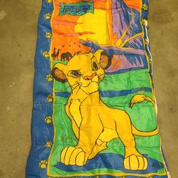 1990s Lion King Simba Sleeping Bag