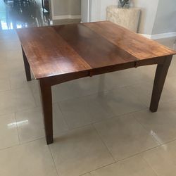 Wood Expandable Dining Table