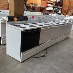 USED STOVES $150 EACH 30 Day Warranty