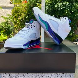 Jordan 5 Grapes Size 11 New In Box Proof Of Purchased
