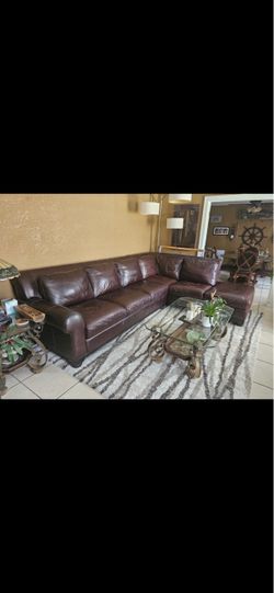 Italian leather chateau D’aux