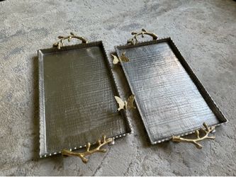 Silver Serving Trays