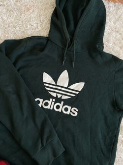 DARK GREEN ADIDAS HOODIE