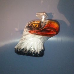 Ald Eagle Head X-mas Ornament 