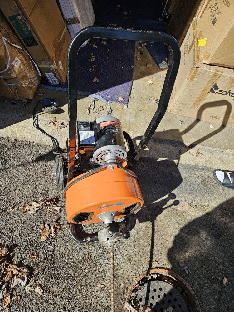 Drain Snake Machine (Repair Or Parts)