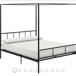 Black Canopy Bed Queen