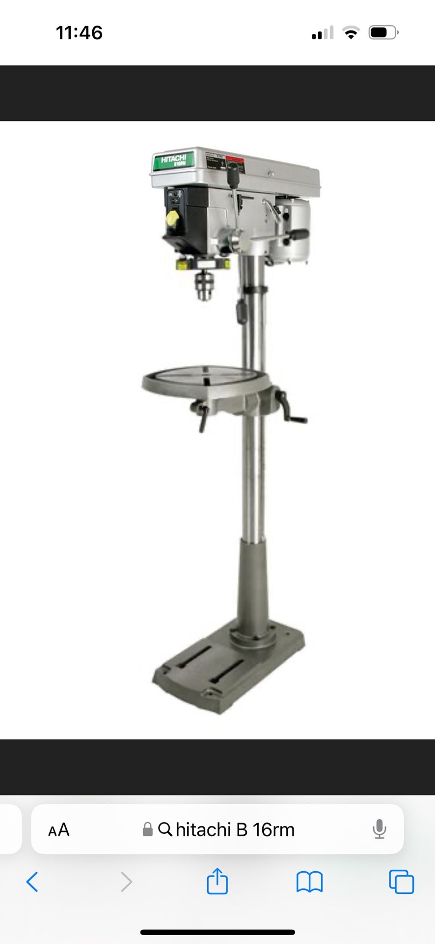 Hitachi B16RM Drill Press