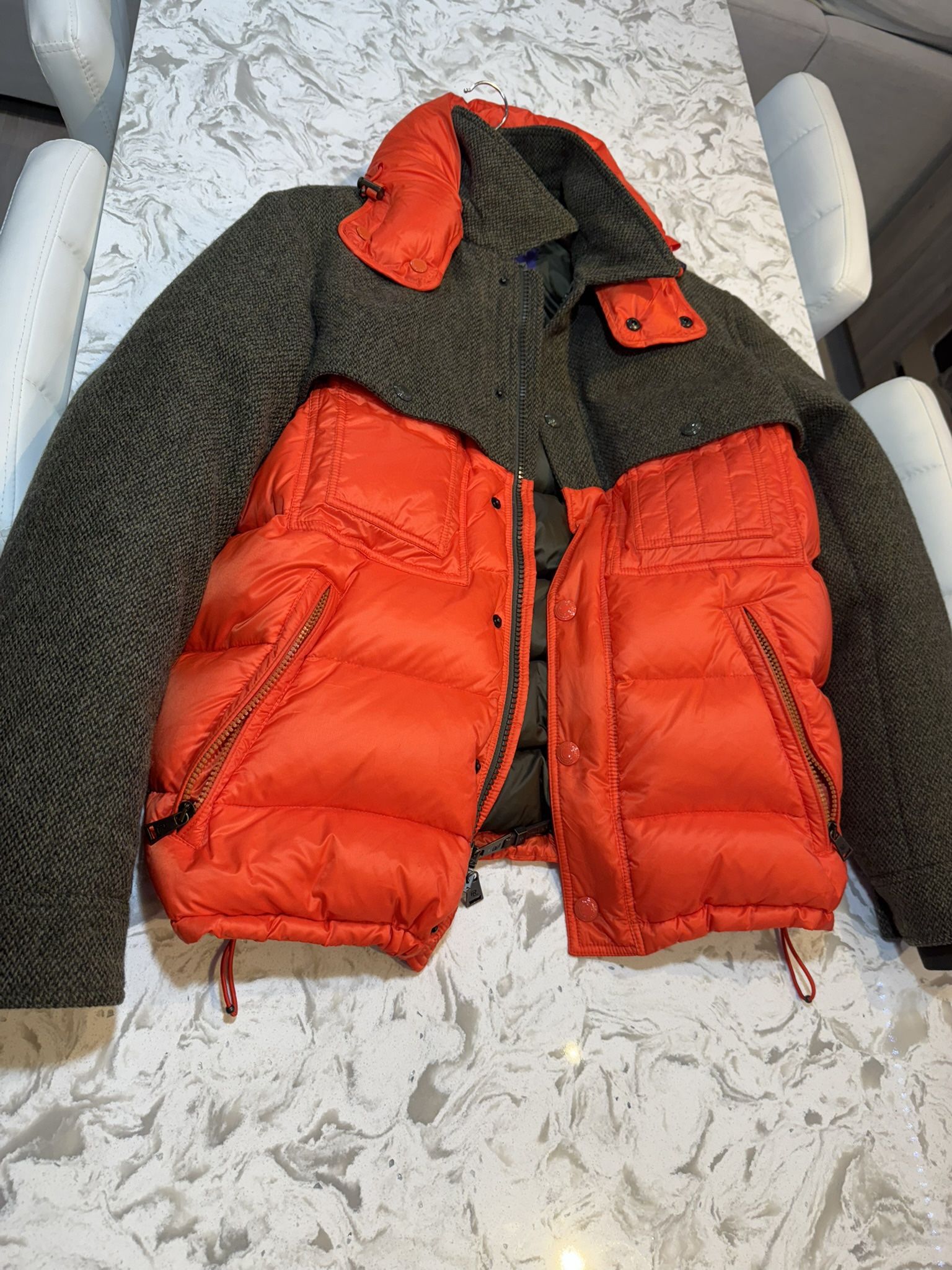 Ralph Lauren Purple Label RLX Down Wool Puffer Jacket Parka Anorak Coat