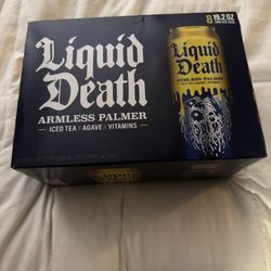 Armless Palmer liquid death Unopened 8 Pack