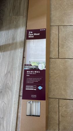 Faux Wood Blind