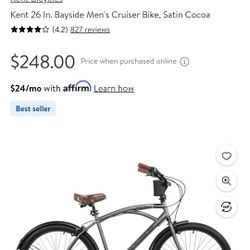 KENT 26in Bayside Men's Cruiser With Gears.