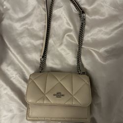 Beige Coach Purse