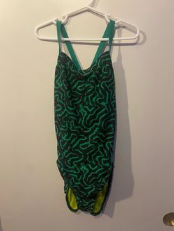 Green speedo competition suit for women
