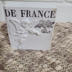 Handmade French Angel Decorative Block