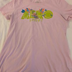 Aeropostale Sport Pink T-shirt Junior Size Large