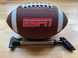 New  Football with pump and nozzle