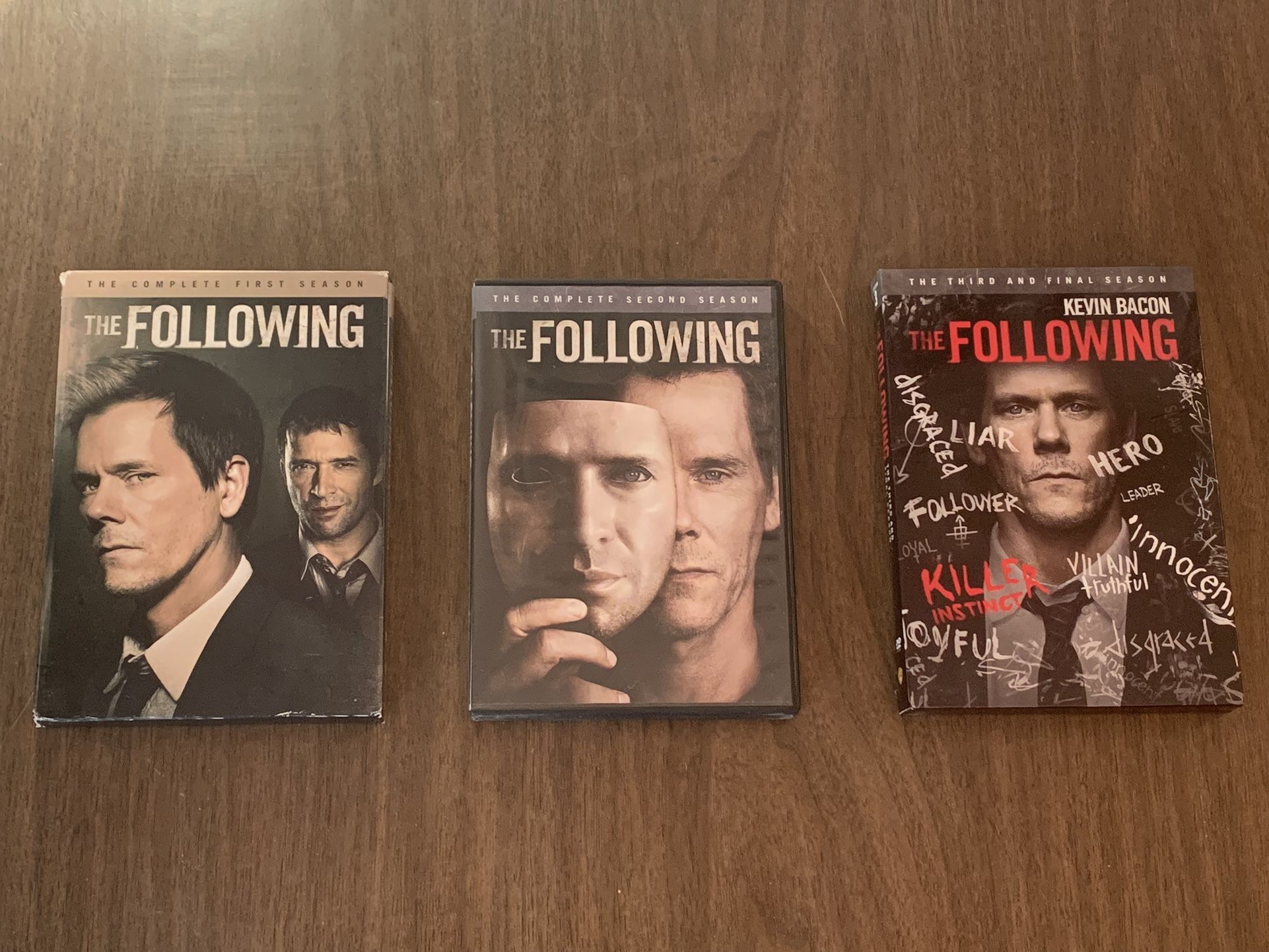 The Following Complete Series DVD