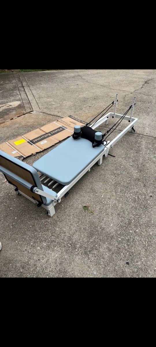 PAETA Pilates Reformer, Foldable Reformer Pilates Machine with Music Wire Springs, Pilates Equipment for Home Workouts with Jump Board