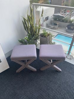 Ottomans (set of 2)