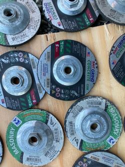 Concrete grinding discs