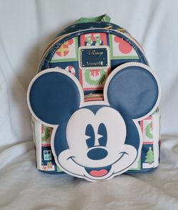 Loungefly Disney Mickey holiday backpack
