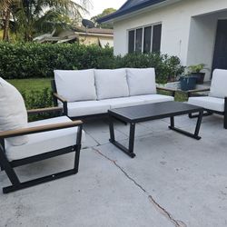 New And Assembled High Quality Aluminum Outdoor Patio Set