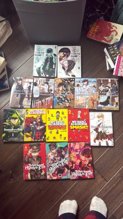 a ton of manga