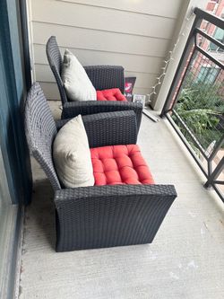 Balcony patio outdoor furniture chairs